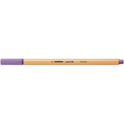 Tűfilc, 0,4 mm, STABILO "Point 88", szürkéslila