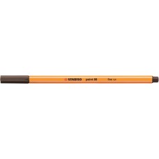 Tűfilc, 0,4 mm, STABILO "Point 88", umbrabarna