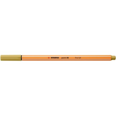 Tűfilc, 0,4 mm, STABILO "Point 88", khaki