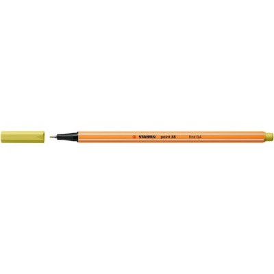 Tűfilc, 0,4 mm, STABILO "Point 88", mustár