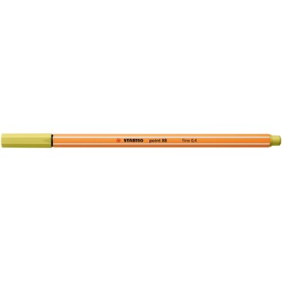 Tűfilc, 0,4 mm, STABILO "Point 88", mustár