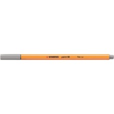 Tűfilc, 0,4 mm, STABILO "Point 88", közép jégszürke