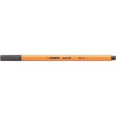 Tűfilc, 0,4 mm, STABILO "Point 88", sötét jégszürke