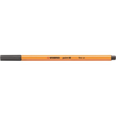 Tűfilc, 0,4 mm, STABILO "Point 88", sötét jégszürke