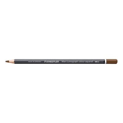 Akvarell színes ceruza, hatszögletű, STAEDTLER "Mars® Lumograph® 104", sötétbarna
