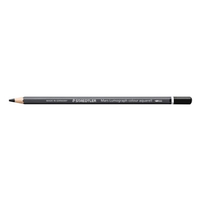 Akvarell színes ceruza, hatszögletű, STAEDTLER "Mars® Lumograph® 104", fekete