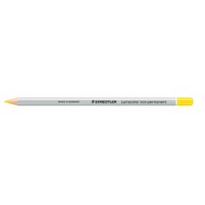 Jelölőceruza, hatszögletű, mindenre író, lemosható (omnichrom), STAEDTLER "Lumocolor 108", sárga