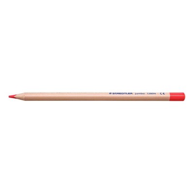 Színes ceruza készlet, háromszögletű, vastag, STAEDTLER "Noris® natural jumbo 1280N", 12 szín