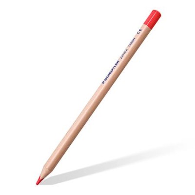 Színes ceruza készlet, háromszögletű, vastag, STAEDTLER "Noris® natural jumbo 1280N", 12 szín