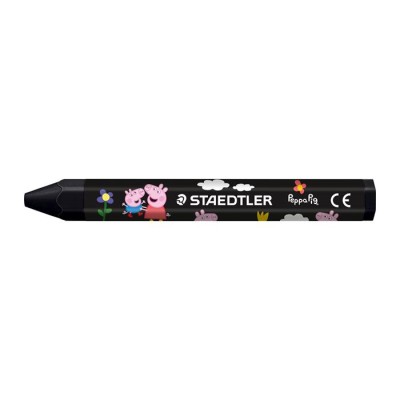 Zsírkréta, hatszögletű, jumbo, STAEDTLER „Noris® junior 224”, Peppa malac, 12 szín
