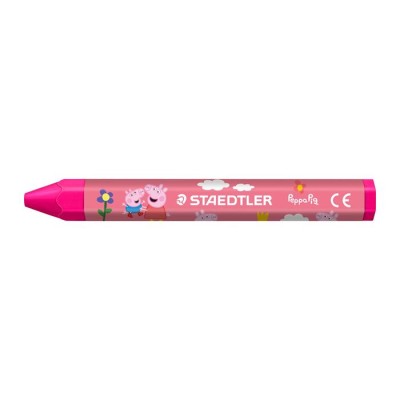 Zsírkréta, hatszögletű, jumbo, STAEDTLER „Noris® junior 224”, Peppa malac, 12 szín