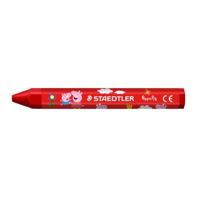 Zsírkréta, hatszögletű, jumbo, STAEDTLER „Noris® junior 224”, Peppa malac, 6 szín