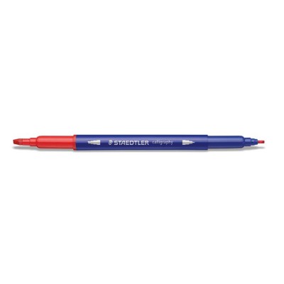 Kalligrafikus marker készlet, 2,0/3,5 mm, kétvégű, STAEDTLER "3005", 24 szín