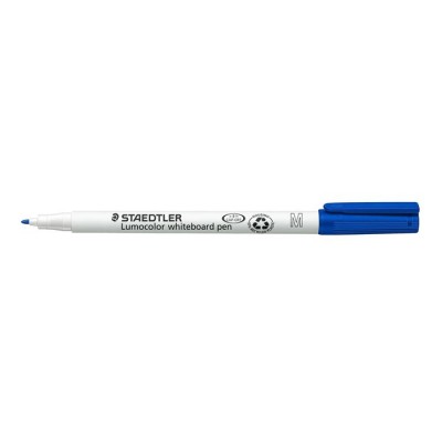Táblamarker, 1 mm, M, kúpos, STAEDTLER "Lumocolor 301", kék
