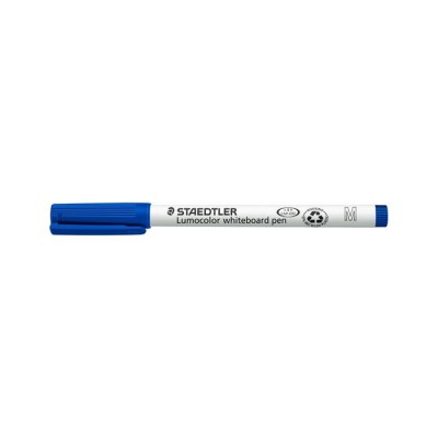Táblamarker, 1 mm, M, kúpos, STAEDTLER "Lumocolor 301", kék