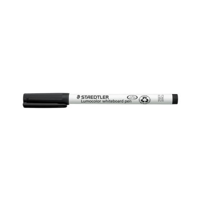 Táblamarker, 1 mm, M, kúpos, STAEDTLER "Lumocolor 301", fekete