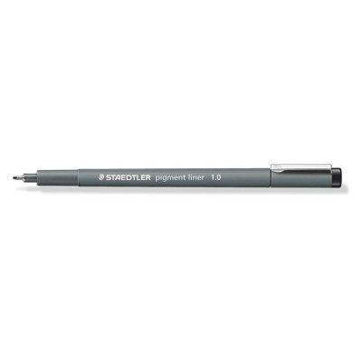 Tusfilc, 1 mm, STAEDTLER "Pigment Liner 308", fekete