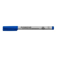Alkoholmentes marker, OHP, 0,4 mm, STAEDTLER "Lumocolor® 311 S", kék