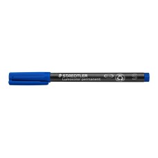 Alkoholos marker, OHP, 0,4 mm, STAEDTLER "Lumocolor® 313 S", kék