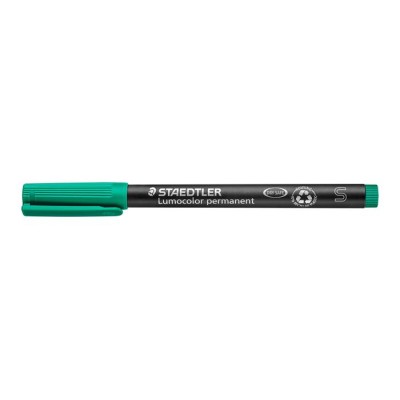 Alkoholos marker, OHP, 0,4 mm, STAEDTLER "Lumocolor® 313 S", zöld
