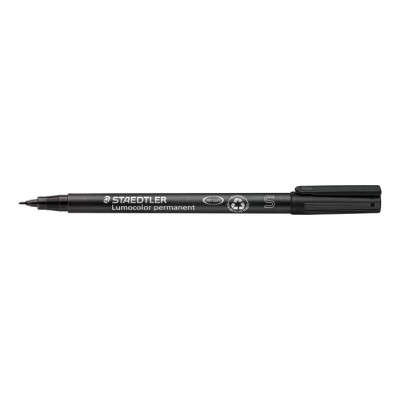 Alkoholos marker, OHP, 0,4 mm, STAEDTLER "Lumocolor® 313 S", fekete