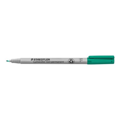 Alkoholmentes marker, OHP, 0,6 mm, STAEDTLER "Lumocolor® 316 F", zöld