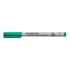 Alkoholmentes marker, OHP, 0,6 mm, STAEDTLER "Lumocolor® 316 F", zöld