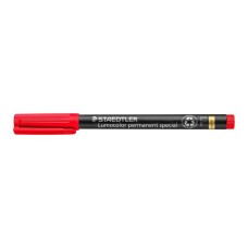 Alkoholos marker, 0,6 mm, STAEDTLER "Lumocolor® special 319 F", piros