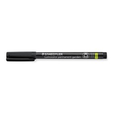 Alkoholos marker, 1 mm, kúpos, STAEDTLER "Lumocolor® garden 319 GM", fekete