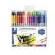 Filctoll készlet, 0,8/3,0 mm, kétvégű, STAEDTLER® "3200", 72 különböző szín