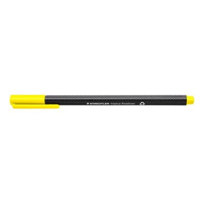 Tűfilc, 0,3 mm, STAEDTLER "Triplus 334", sárga