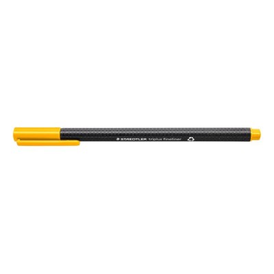 Tűfilc, 0,3 mm, STAEDTLER "Triplus 334", napsárga