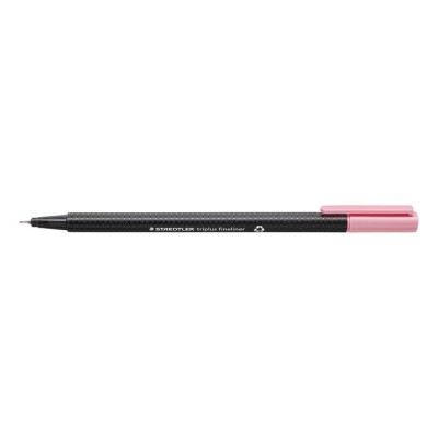 Tűfilc, 0,3 mm, STAEDTLER "Triplus 334", rózsaszín