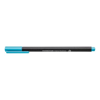 Tűfilc, 0,3 mm, STAEDTLER "Triplus 334", vízkék