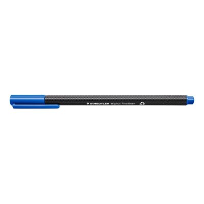 Tűfilc, 0,3 mm, STAEDTLER "Triplus 334", ciánkék