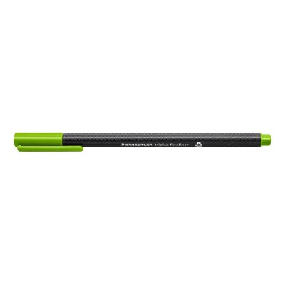 Tűfilc, 0,3 mm, STAEDTLER "Triplus 334", világoszöld
