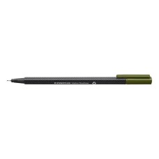 Tűfilc, 0,3 mm, STAEDTLER "Triplus 334", olivazöld