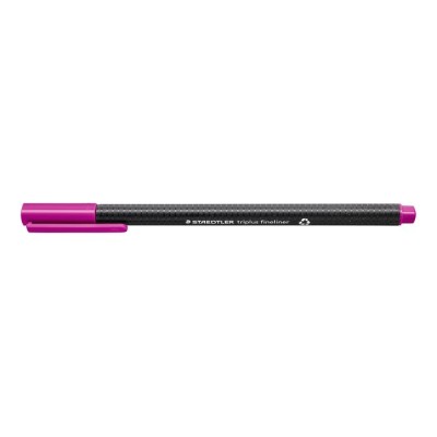 Tűfilc, 0,3 mm, STAEDTLER "Triplus 334", sötétmályva