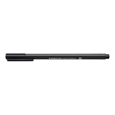 Tűfilc, 0,3 mm, STAEDTLER "Triplus 334", fekete