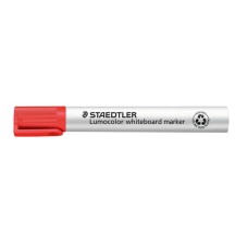 Táblamarker, 2 mm, kúpos, STAEDTLER "Lumocolor® 351", piros