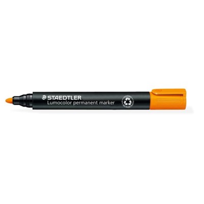 Alkoholos marker, 2 mm, kúpos, STAEDTLER "Lumocolor® 352", narancssárga