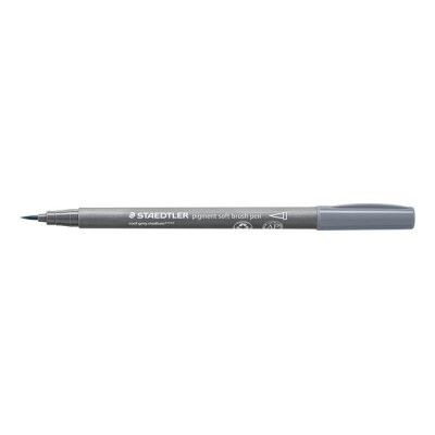 Ecsetirón készlet, STAEDTLER "Pigment 372", 6 különböző fekete és szürke árnyalat