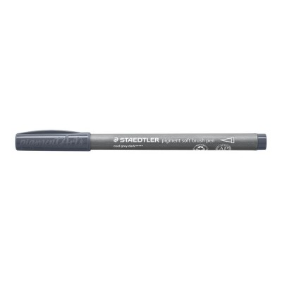 Ecsetirón készlet, STAEDTLER "Pigment 372", 6 különböző fekete és szürke árnyalat