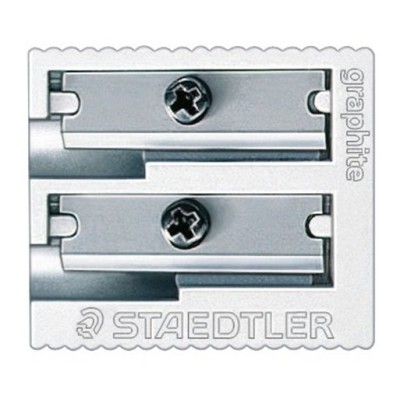 Hegyező, kétlyukú, fém, STAEDTLER "510 20"