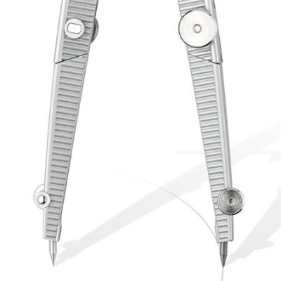 Körző készlet, precíziós, 4 darabos, STAEDTLER "Noris 550 02"