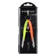 Körző készlet, precíziós, 2 darabos, STAEDTLER "Mars Comfort 556", neon sárga/narancs