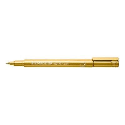 Dekormarker, 1-2 mm, kúpos, STAEDTLER "8323", arany