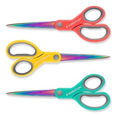 Olló, általános, 21 cm, STAEDTLER "Norix® 965", vegyes színek