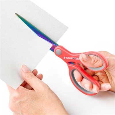 Olló, általános, 21 cm, STAEDTLER "Norix® 965", vegyes színek