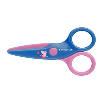 Olló, óvodai, 10 cm, STAEDTLER "Noris® Junior 965", Peppa malac